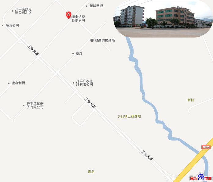 開平順豐紡織地圖